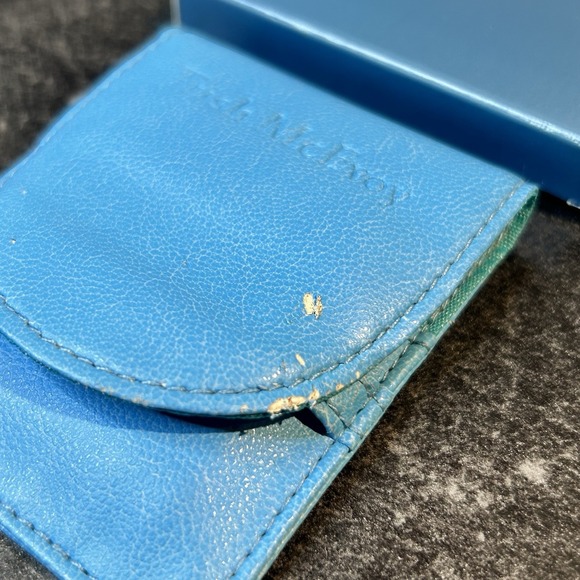 Trish McEvoy 2004 Anniversary Sea Blue Petite Makeup Planner Zipper Bag & Makeup - Picture 7 of 15